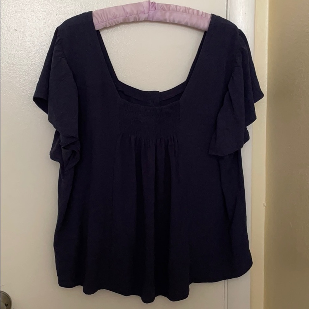 Dark blue button down - Picture 2 of 4